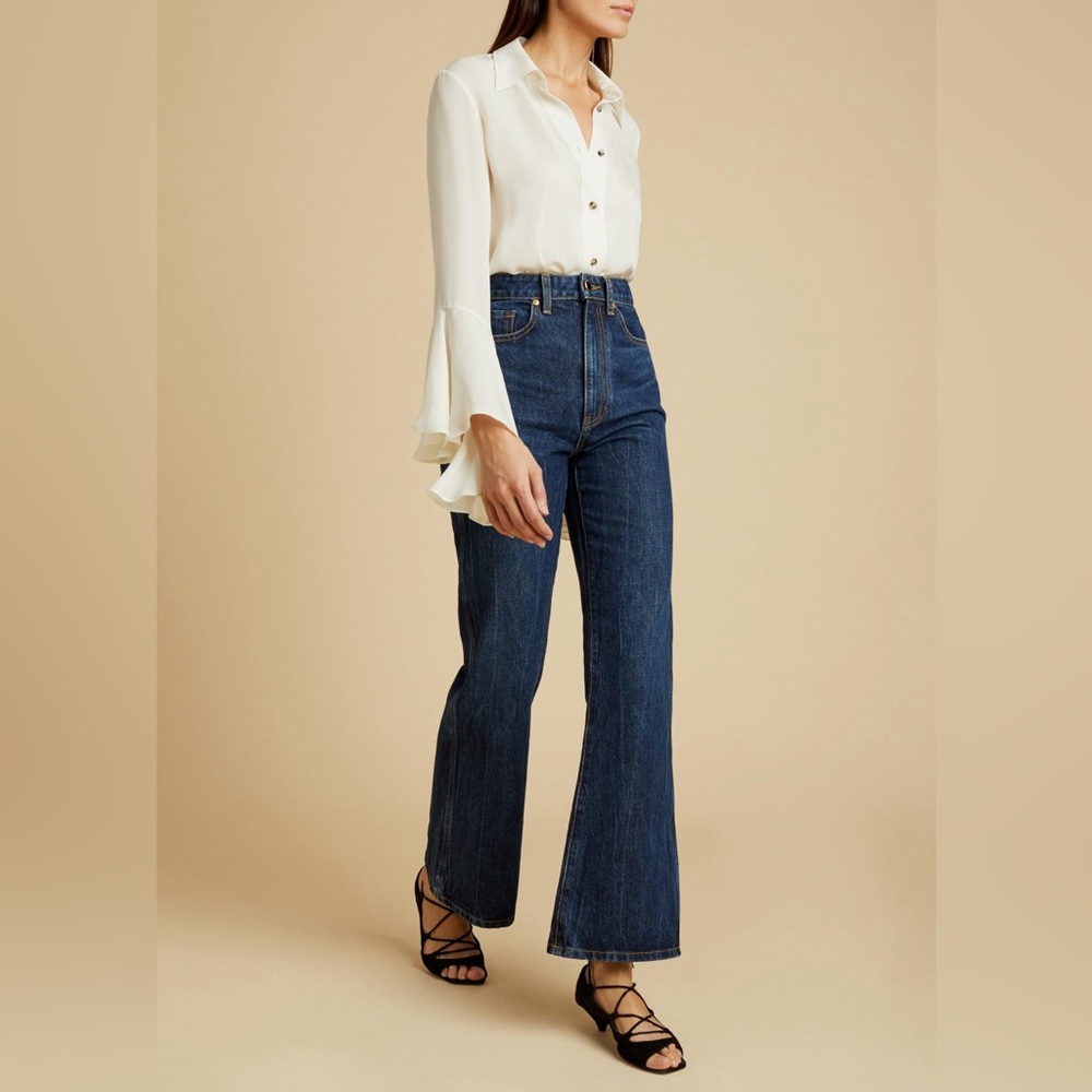 KHAITE Gabbie flare jeans